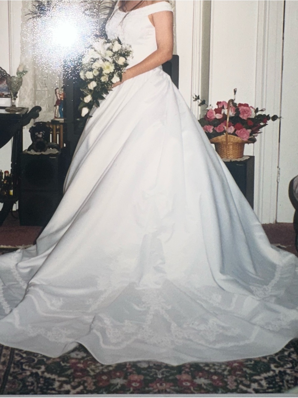 Classic White Ball Gown Wedding Dress